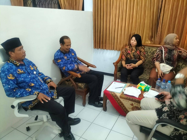 Rupbasan Mojokerto Terima Monitoring dan Evaluasi Kinerja Kepegawaian dan Tata Usaha Kemenkumham Jawa Timur