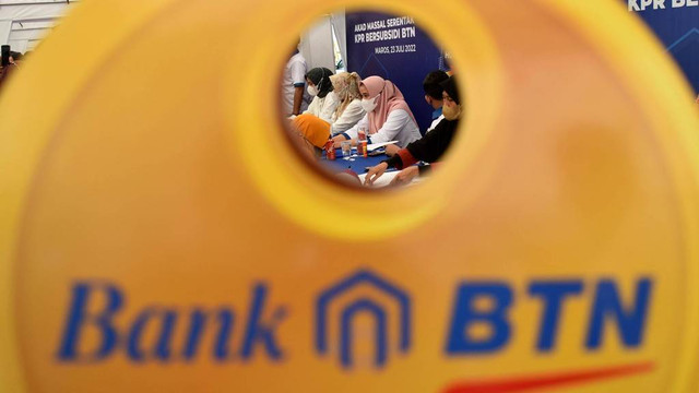 Ilustrasi Bank BTN. Foto: Abriawan Abhe/Antara Foto