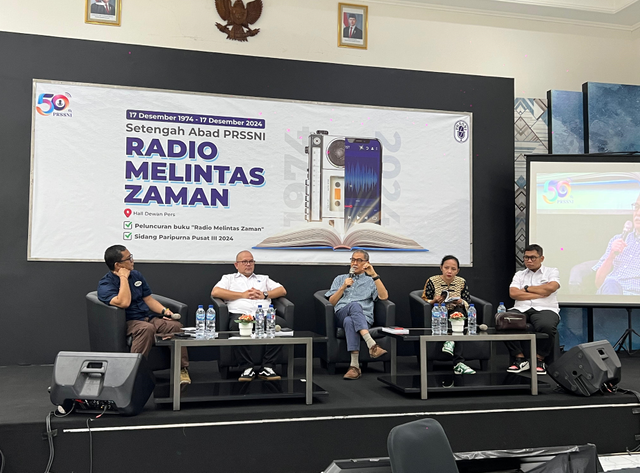 Peluncuran buku Radio Melintas Zaman. Foto: Istimewa