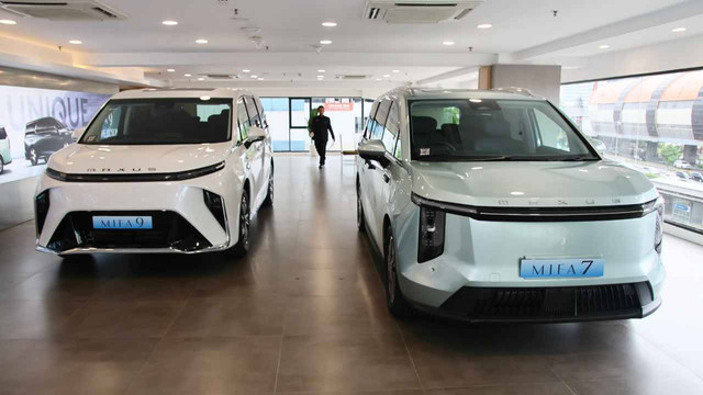 Maxus MIFA 7 dan 9 yang telah hadir di Indonesia. Foto: istimewa