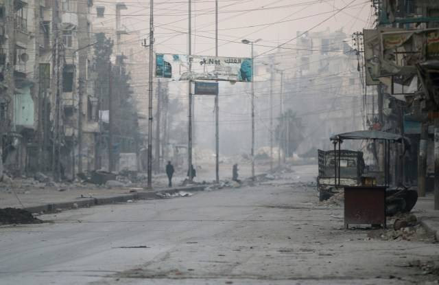 Konflik di Aleppo, Suriah Foto: Reuters/Abdalrhman Ismail - diambil dari kumparan