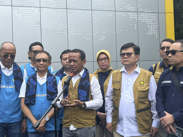 Menteri Energi dan Sumber Daya Mineral (ESDM) Bahlil Lahadalia melakukan pengecekan menjelang perayaan Natal dan Tahun Baru (Nataru) 2024/2025. Foto: Dok. kumparan