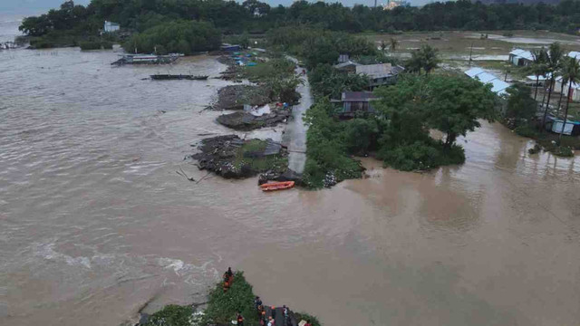 Banjir di Kabupaten Barru, Sulawesi Selatan, Sabtu (21/12/2024). Foto: Dok. Istimewa