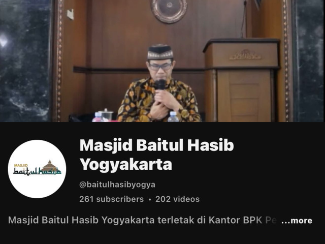 Kunjungi youtube.com/@baitulhasibyogya