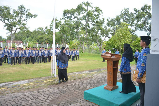 upacara peringatan hari ibu ke 96 di Lapas Terbuka Kendal