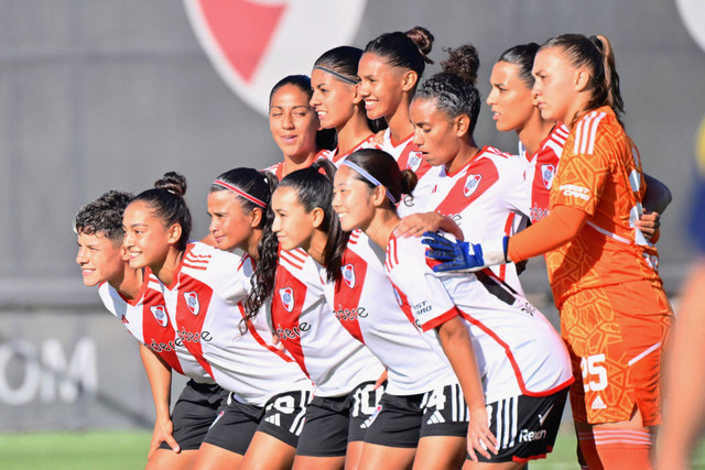 River Plate Women. Foto: LUIS ROBAYO / AFP