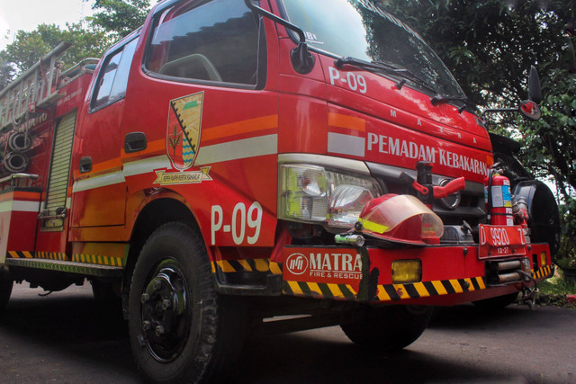 Unit Pemadam Kebakaran Pos Cileunyi Kabupaten Bandung (25/11/2024). Foto: Jacinda Clara.