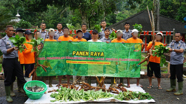 Lapas Pemuda Plantungan Gelar Panen Raya, Wujud Nyata Dukung Ketahanan Pangan