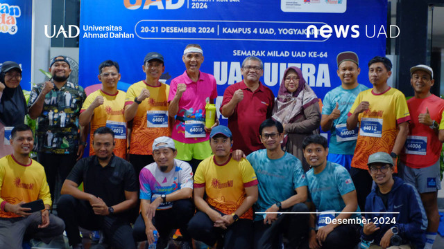 Semarak Milad UAD ke-64 dengan UAD Ultra Run (Dok. Bidang Humas dan Protokol UAD)