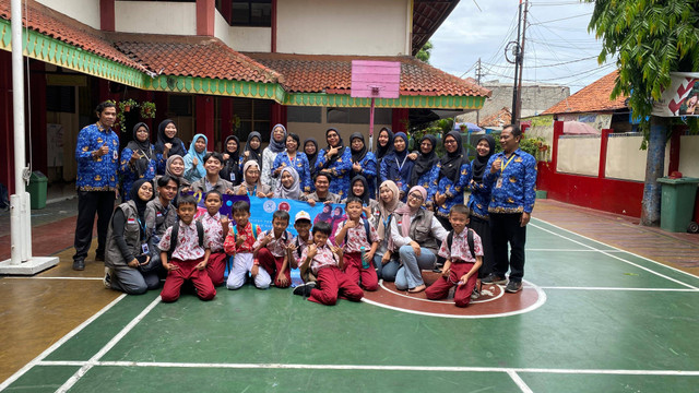 Pelepasan KKN Raise, SDN 01 PONDOK PINANG