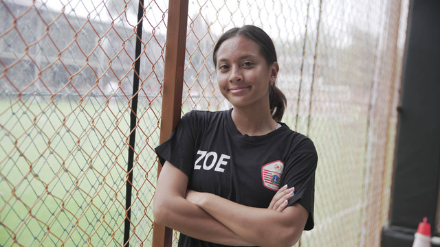 Zaira Kusuma, pemain Timnas Wanita Indonesia. Foto: Andi Fajar/kumparan