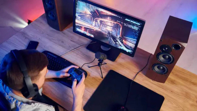 Ilustrasi monitor gaming 24 inch. Foto: Depositphotos