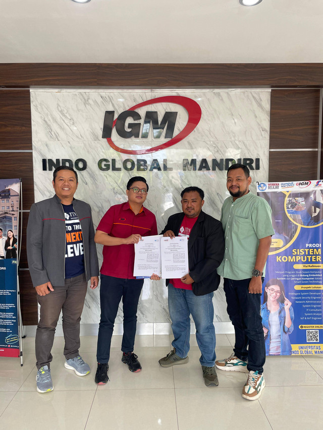 TDA Palembang MoU dengan Universitas IGM Dukung Kreativitas Mahasiswa