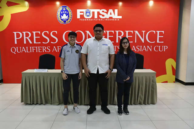 Konferensi Pers Qualifiers AFC Women's Futsal Asian Cup di Jakarta, Jumat (27/12/2024). Foto: Dok. FFI