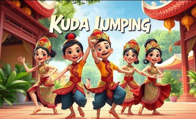 Penari kuda lumping lustrasi source:AI