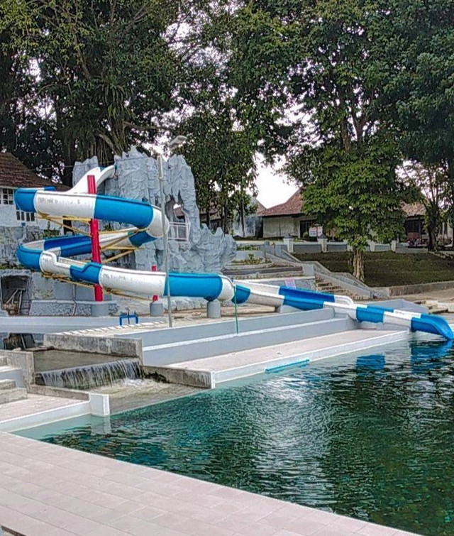 Foto Waterboom Tjimalati, gambar diambil saat penulis berkunjung. Sabtu (28/12/2024)