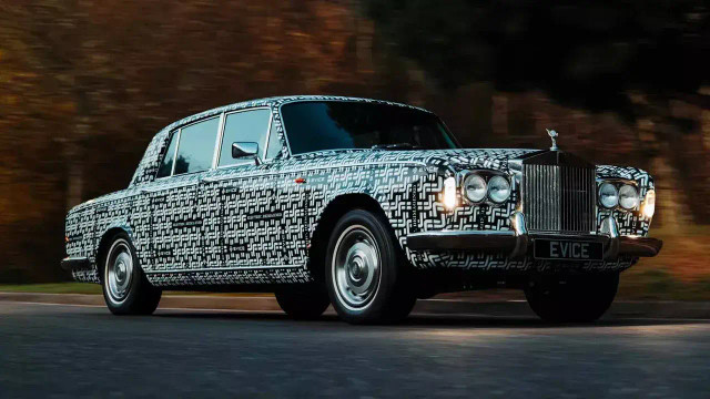 Restorasi Rolls-Royce Shadow jadi mobil listrik. Foto: Evice