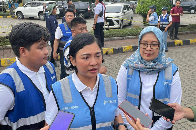 Direktur Utama PELNI Tri Andayani saat mengunjungi Pelabuhan Tanjung Priok, Minggu (29/12/2024). Foto: Ghifari/kumparan 