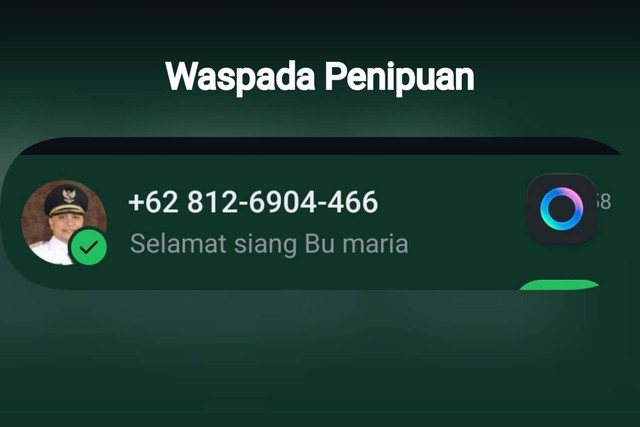 Warga Surabaya Diimbau Waspada Aksi Penipuan Lewat 'WhatsApp' Walkot Eri