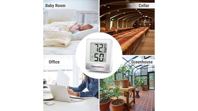 Ilustrasi termometer ruangan terbaik, ThermoPro TP49. Foto: ThermoPro