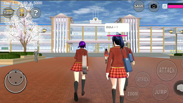 Ilustrasi Sakura School Simulator Rumah ala Eropa. Foto: Google Play Store