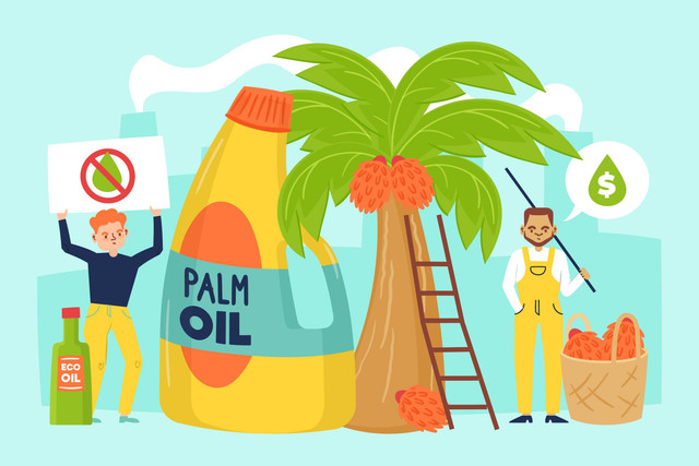 Ilustrasi Palm Oil | sumber : freepik.com