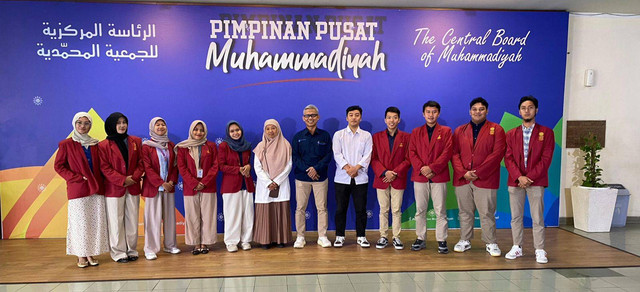 Mahasiswa magang MBKM di PP Muhammadiyah Yogyakarta (Sumber: Dokumen Pribadi)