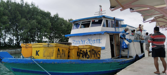 Kapal kayu Pulau Seribu. Foto: koleksi pribadi