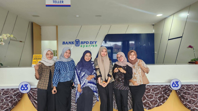 Foto ketika Magang di BPD DIY Syariah capem Gamping