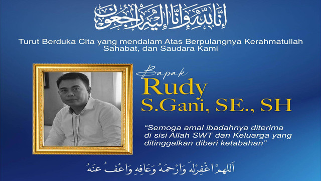 Pengacara Rudy S. Gani. Dok: Ist