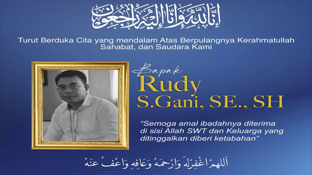 Pengacara Rudy S. Gani. Foto: Dok. Istimewa