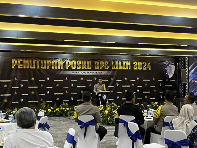 Penutupan Posko Operasi Lilin 2024, Kamis (2/1/2024). Foto: Rayyan Farhansyah/kumparan