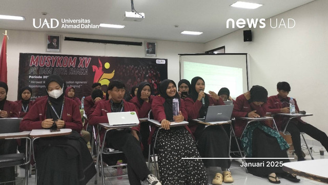 Musyawarah Komisariat (Musykom) PK IMM Buya Hamka Universitas Ahmad Dahlan (UAD) (Foto PK IMM Buya Hamka)