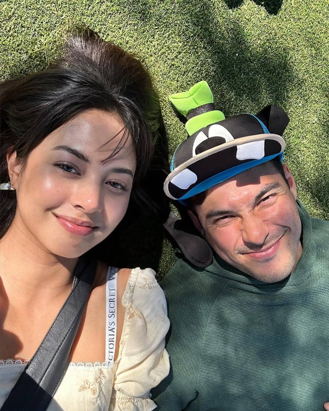 Aurelie Moeremans dan Tyler Bigenho. Foto: Instagram @aurelie