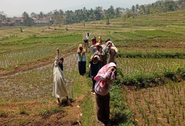 Gambaran lingkungan masyarakat sunda, Kersamanah, Garut, Jawa Barat. Foto: dokumentasi pribadi