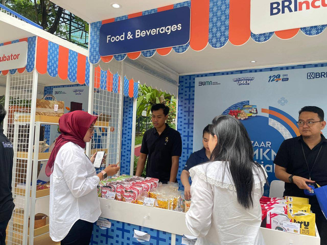 Produk unggulan Rumah BUMN BRI Kotamobagu itu hadir di Bazar UMKM BRIliaN yang digelar di Area Taman BRI, Jakarta, (16/12). Foto: dok. BRI