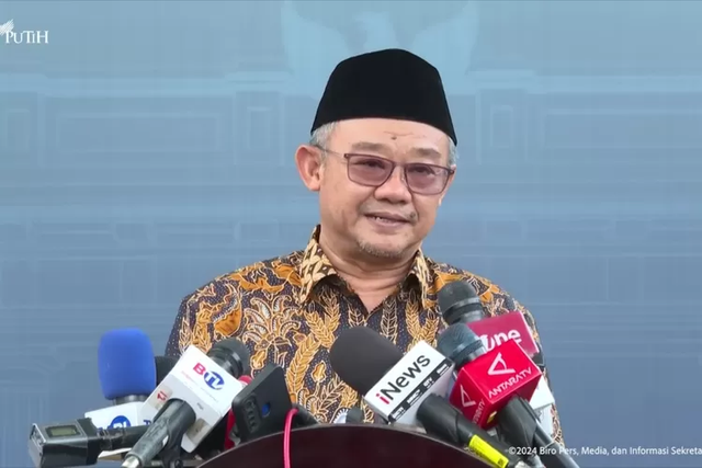 Keterangan Pers Mendikdasmen Abdul Mu'ti, Jakarta, 26 November 2024 | Foto : Kanal YouTube Sekretariat Presiden 