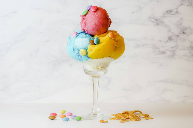 Rekomendasi Gelato Semarang . Foto Ilustrasi es krim, bukan tempat sebenarnya. Sumber foto: Unsplash-Sebastian Coman Photography