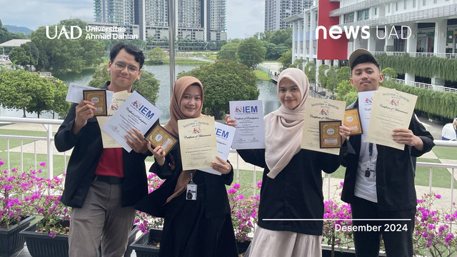 Tim Cyber UAD pada Malaysia Chem-E-Car Competition 2024 (Dok. Rini)