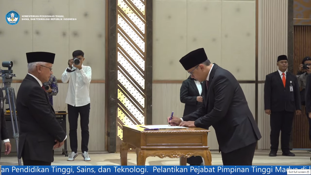 Fauzan Adziman Dilantik Sebagai Dirjen Riset dan Pengembangan Kemendiktisaintek