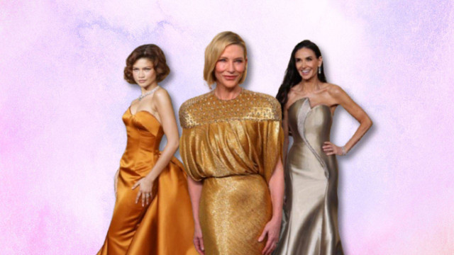 9 selebriti dengan gaun terbaik di karpet merah Golden Globes 2025. Foto: kumparan