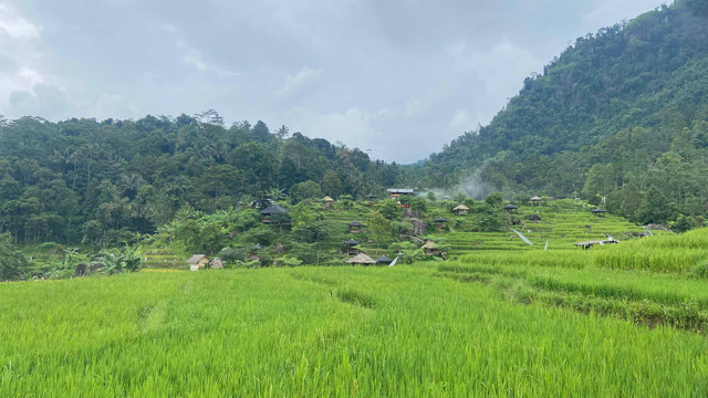 Hamparan Alam Desa Melung, Kecamatan Kedungbanteng. Foto: dokumentasi pribadi penulis.