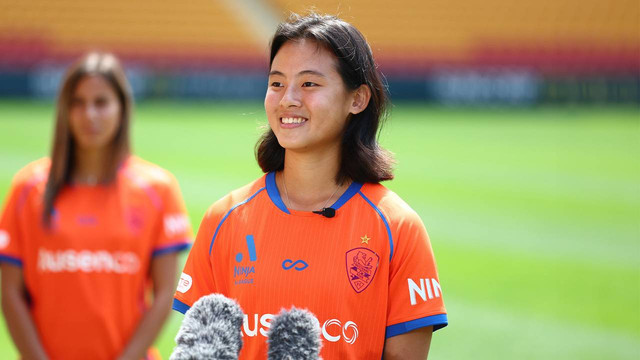 Danelle Tan, striker Timnas Wanita Singapura, yang bermain di klub papan atas Australia (A-League), Brisbane Roar. Foto: Brisbane Roar