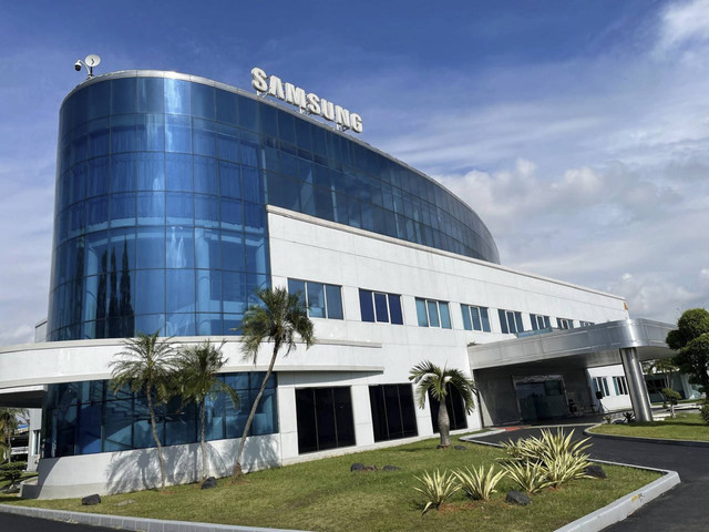 Pabrik PT Samsung Electronics Indonesia, Cikarang Utara, Bekasi, Jawa Barat, Selasa (7/1/2025). Foto: Ghifari/kumparan 