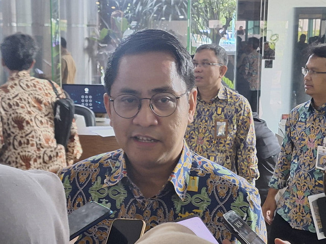 Direktur Jenderal Pembiayaan Infrastruktur Kementerian PU Triono Junoasmono di Kantor Kementerian Koordinator Infrastruktur dan Pembangunan Kewilayahan (IPK), Jakarta Pusat, Rabu (8/1/2025). Foto: Argya D. Maheswara/kumparan 