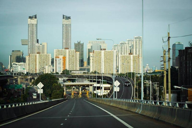 Gerbang Tol Gayamsari KM Berapa. Foto hanya ilustrasi, bukan tempat yang sebenarnya. Sumber: Pexels/Nandhu Kumar