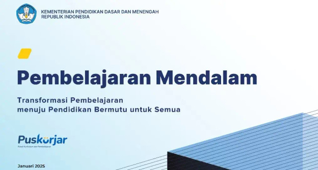 Download Lengkap Paparan  "Pembelajaran Mendalam - Transformasi Pembelajaran Menuju Pendidikan Bermutu untuk Semua", di link berikut dari Scribd Reni Pajriani - Guru Penggerak Provinsi Nusa Tenggara Barat: $ https://www.scribd.com/document/811386171/Final-030125-Paparan-Pembelajaran-Mendalam-pptx-1$