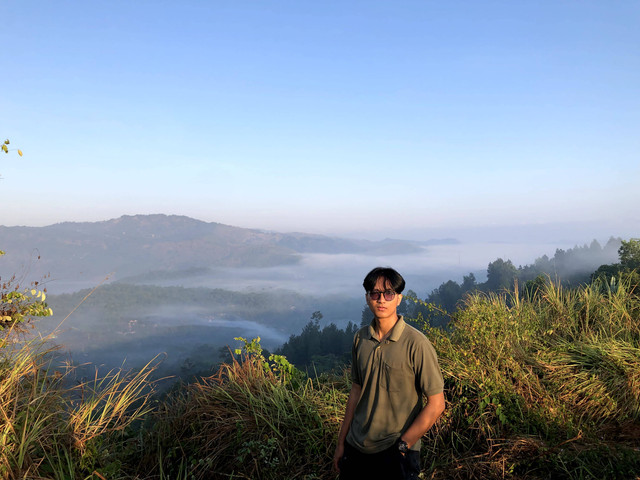 Pemandangan Puncak Bukti Jatisewit, Kecamatan Cilongok, Kabupaten Banyumas