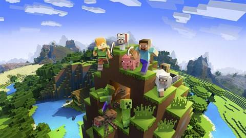 Minecraft adalah permainan video yang dikembangkan oleh Mojang Studios. Foto: Xbox