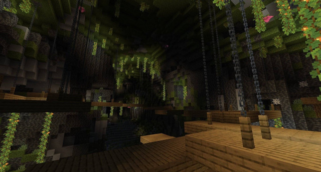 Ilustrasi fitur baru di Minecraft 1.18.0. Foto: Pixel Mine/Minecraft